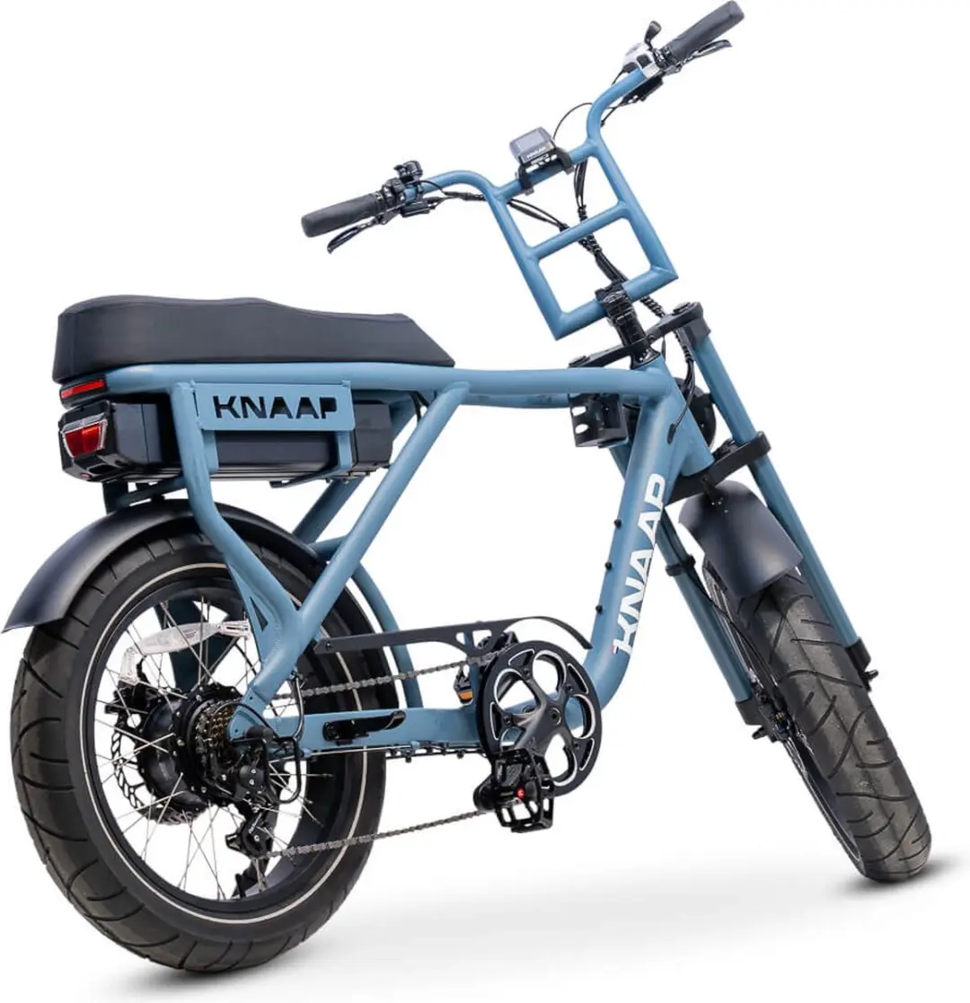 KNAAP AMS X26 Ice Blue Elektrische Fatbike 250W 720Wh - 20" - 7 Versnellingen