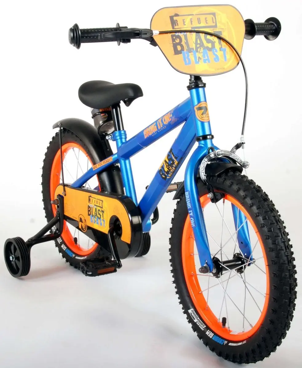 Volare NERF Kinderfiets 16 inch - 1 Versnelling - Blauw