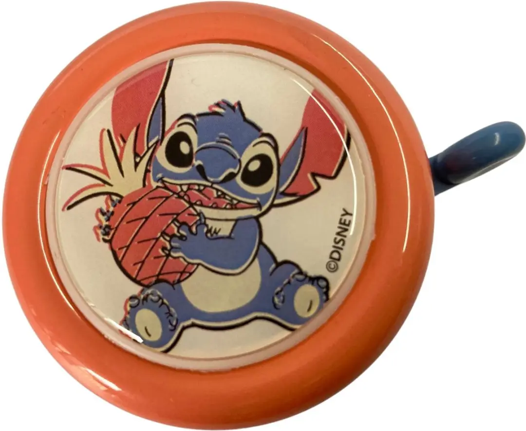Disney Stitch Fietsbel - Roze/Koraalblauw