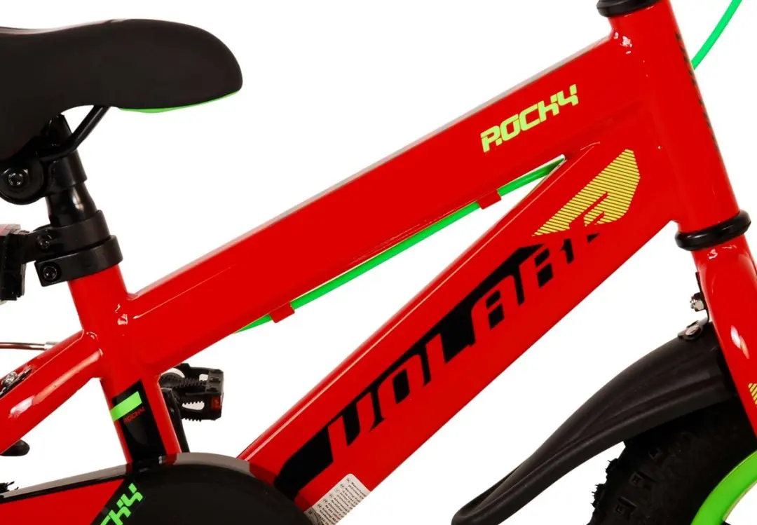 Volare Rocky Kinderfiets 12 inch - Rood - afbeelding 6 van 6