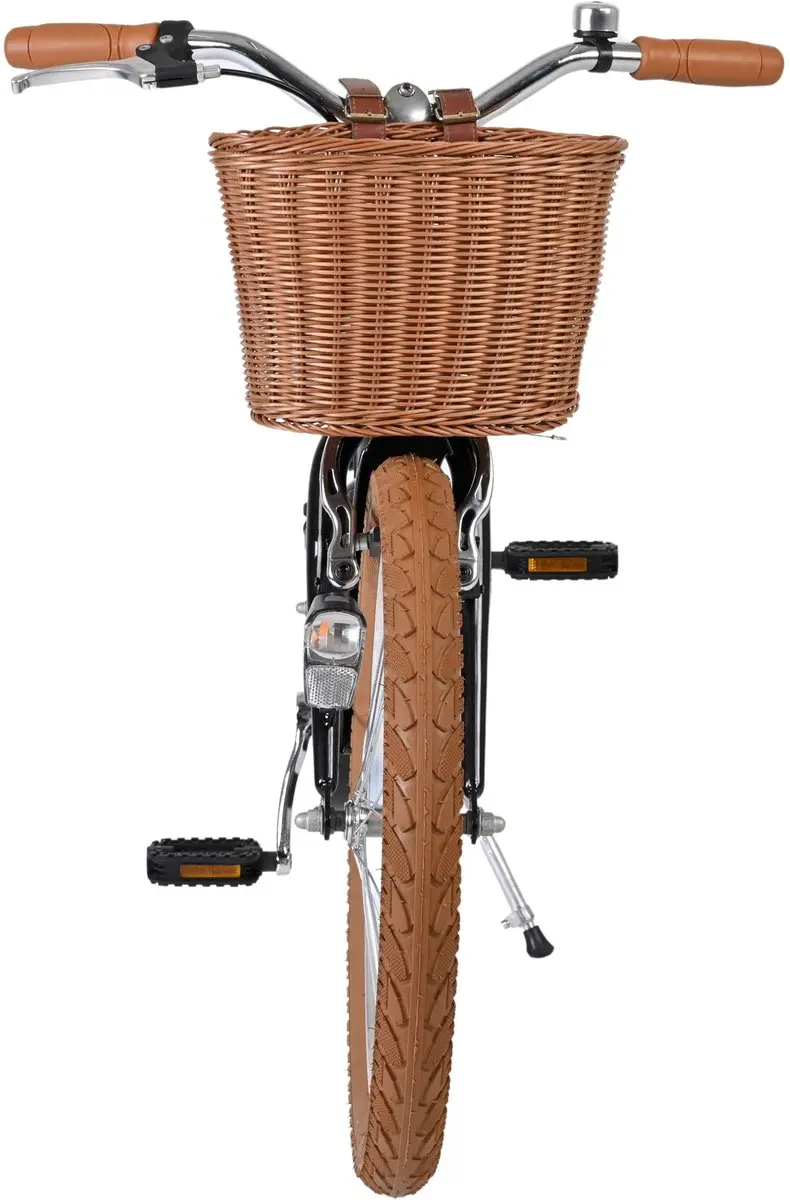 Volare Ashley Kinderfiets 20 inch - 1 Versnelling - Zwart
