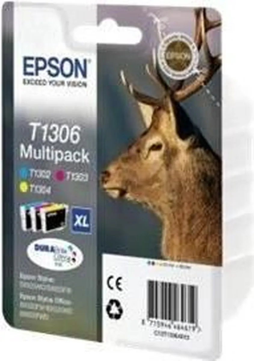 Epson T1306 Inktcartridge Multipack - XL Kleur