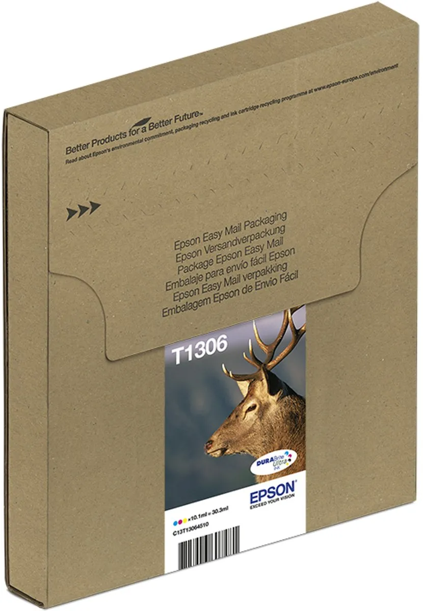 Epson T1306 Inktcartridge Multipack - XL Kleur