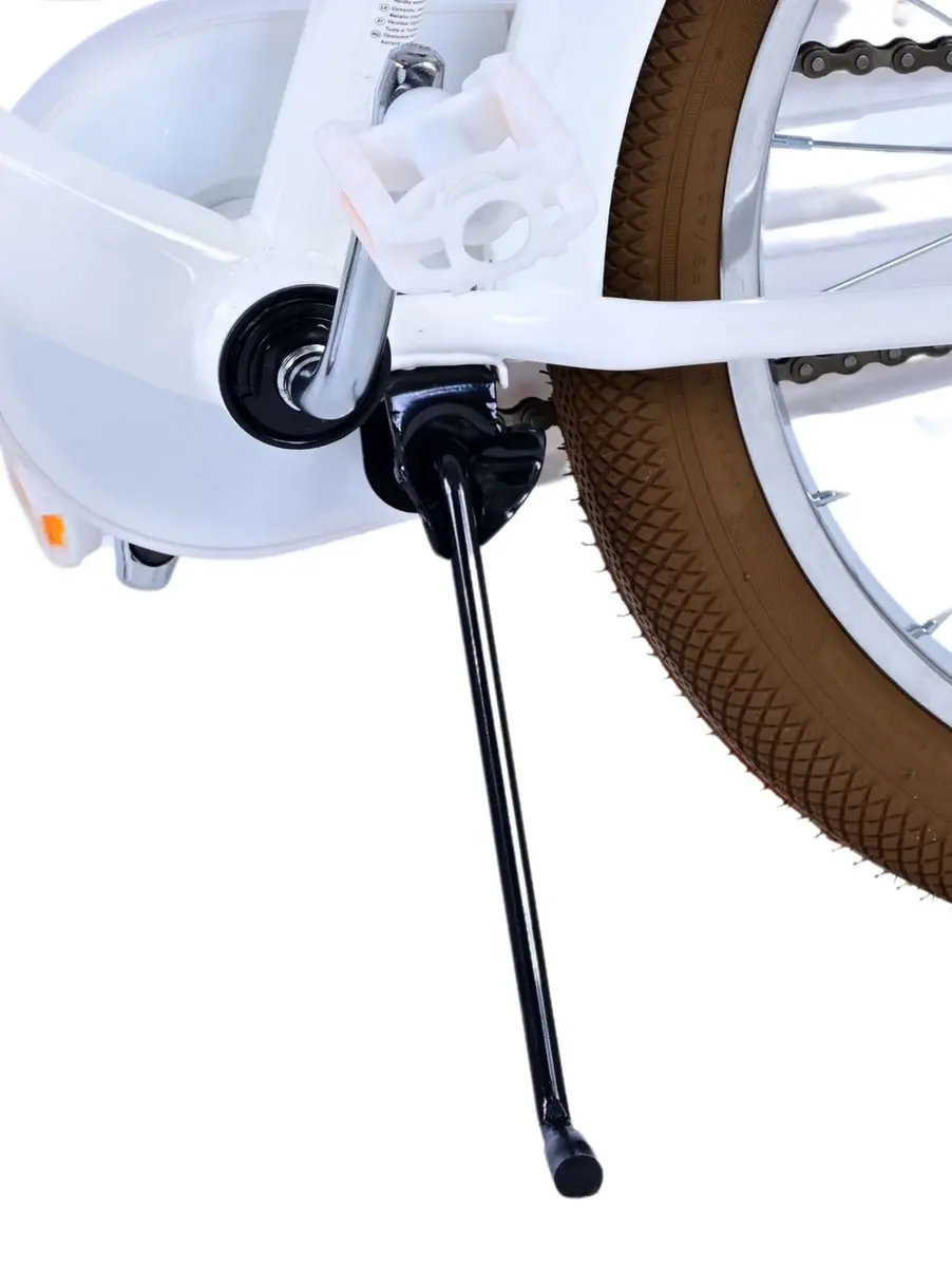 Volare Blossom Kinderfiets 18 inch - Meisjes - Wit - afbeelding 6 van 6