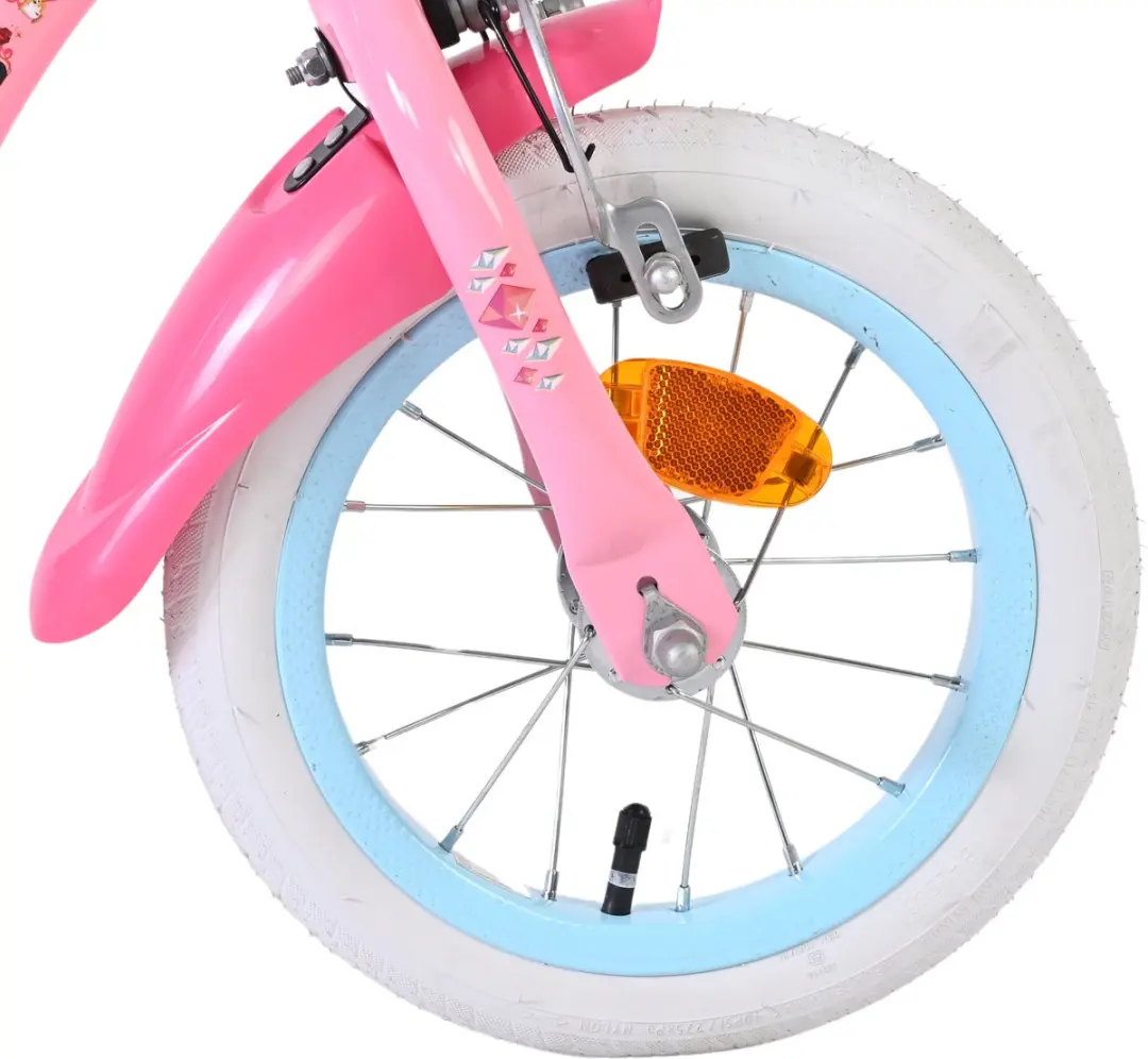 Volare Disney Princess Kinderfiets 12 inch - Roze - 1 Versnelling