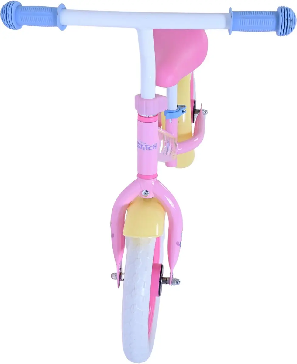 Disney Stitch Volare Loopfiets 12 Inch - Roze/Geel