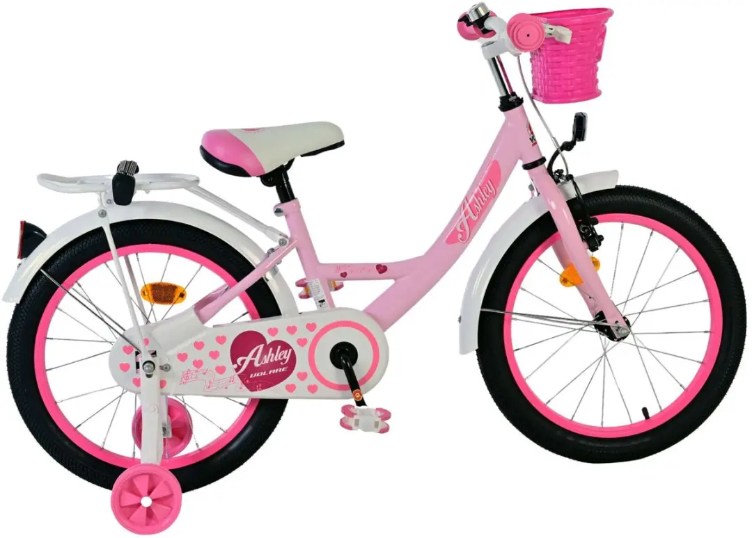 Volare Ashley Kinderfiets 18 inch - Roze