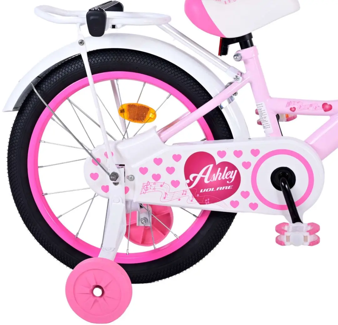 Volare Ashley Kinderfiets 18 inch - Roze - afbeelding 6 van 6