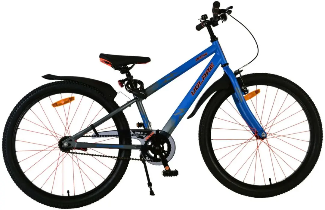 Volare Rocky Kinderfiets 24" - 1 Versnelling - Blauw