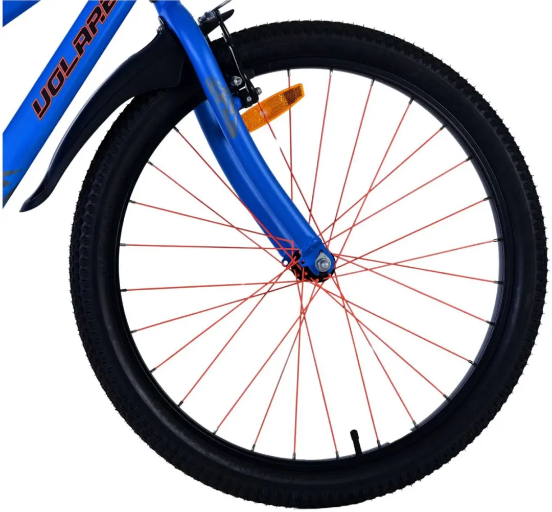 Volare Rocky Kinderfiets 24" - 1 Versnelling - Blauw