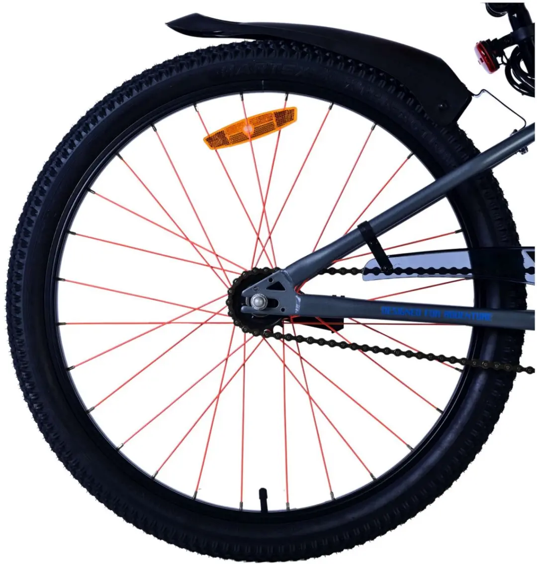 Volare Rocky Kinderfiets 24" - 1 Versnelling - Blauw