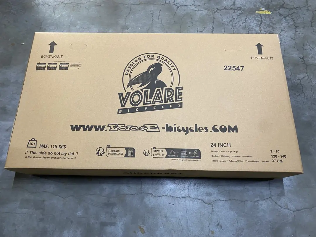 Volare Cross Kinderfiets 24" - 3 Versnellingen - Donker Grijs