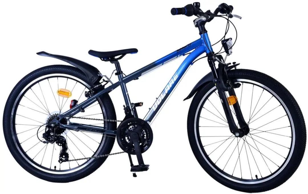Volare XC Race Kinderfiets 24 inch - 21 Versnellingen - Blauw/Grijs