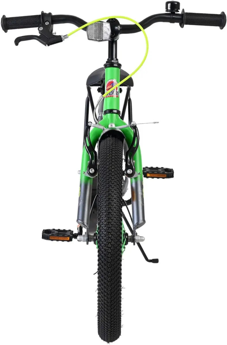 Volare Thombike Kinderfiets 18 inch - 1 Versnelling - Groen/Grijs
