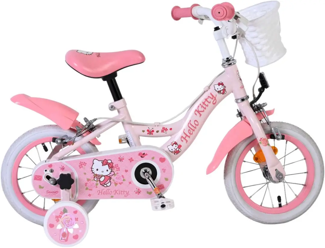 Volare Hello Kitty Kinderfiets 12 inch - Roze - 1 Versnelling
