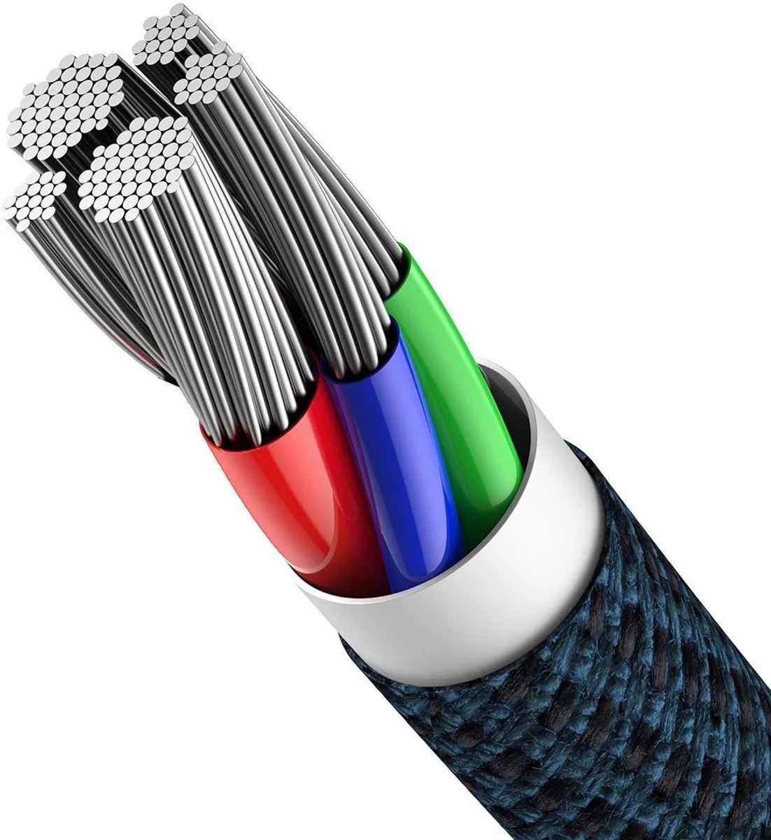 Baseus USB-C naar Lightning Kabel 2m - Blauw