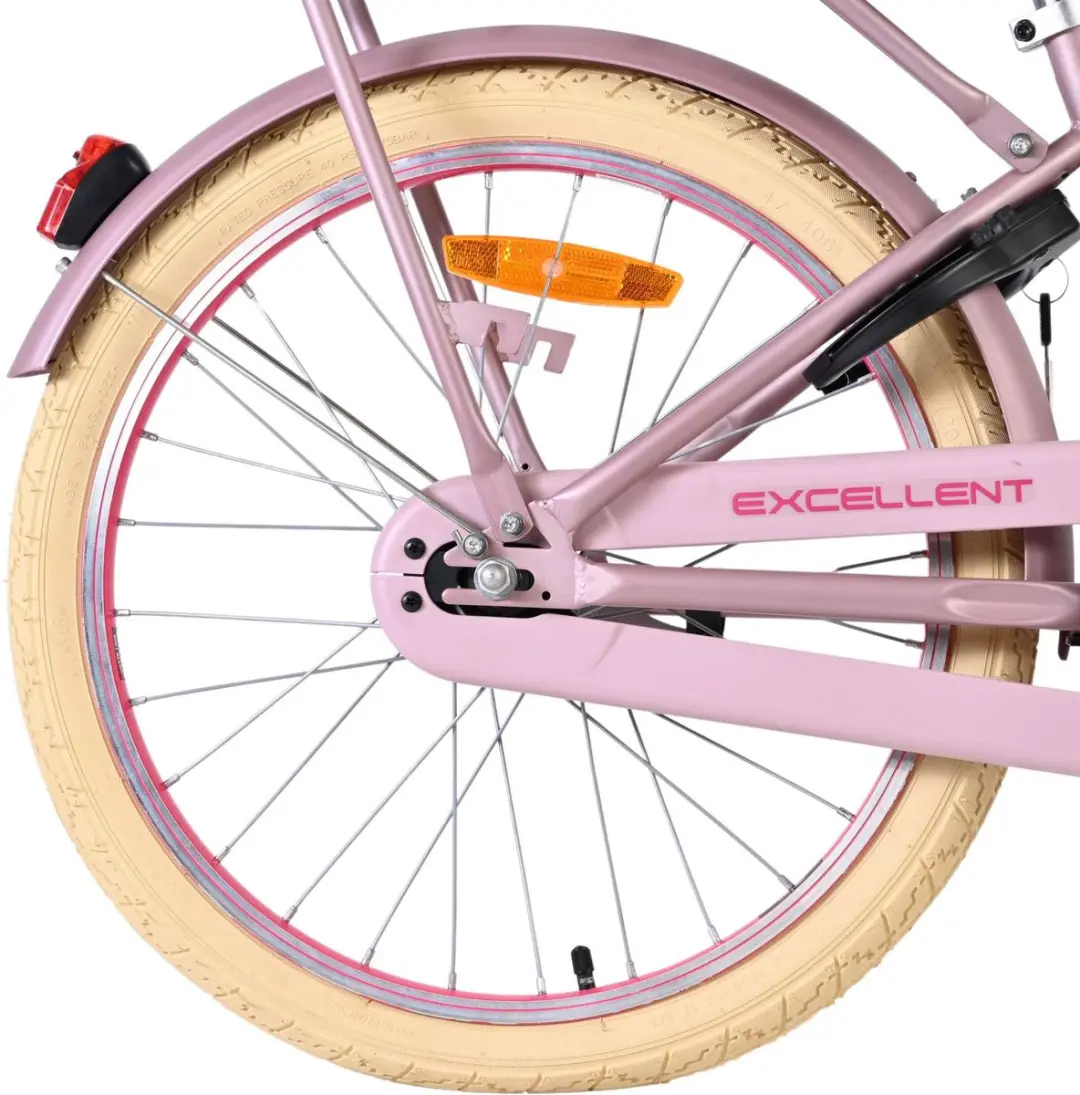 Volare Excellent Kinderfiets 20 inch - Mat Roze