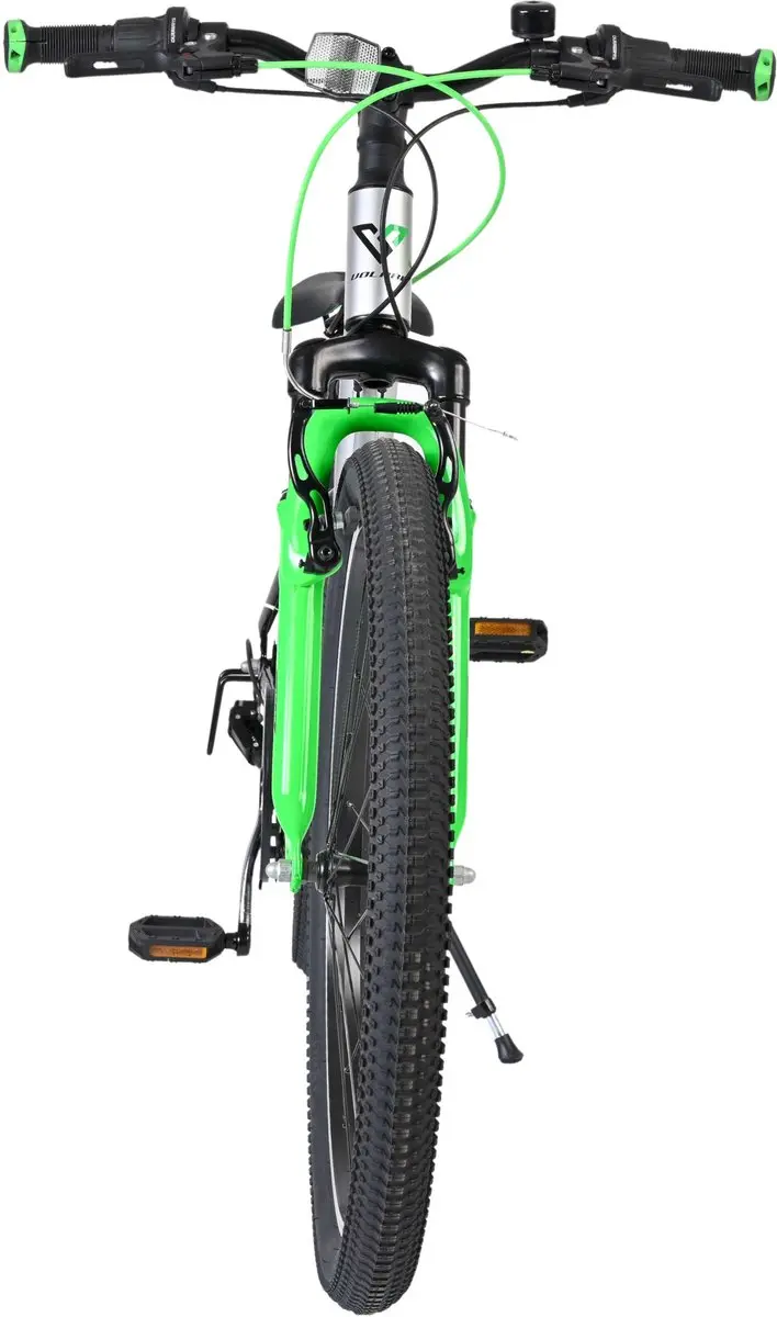 Volare Boost Kinderfiets 24 inch 21 Speed - Zilver/Groen
