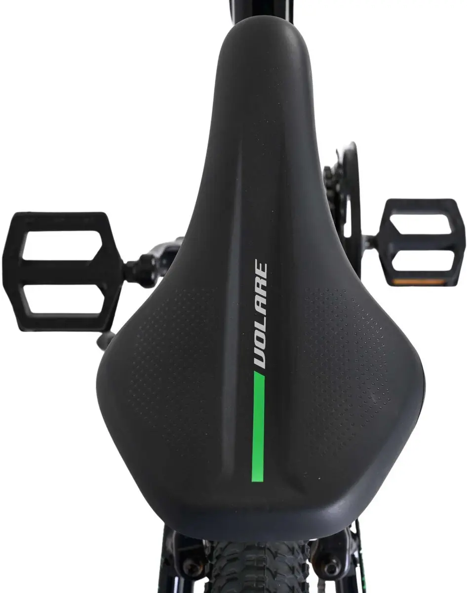 Volare Boost Kinderfiets 24 inch 21 Speed - Zilver/Groen - afbeelding 6 van 6