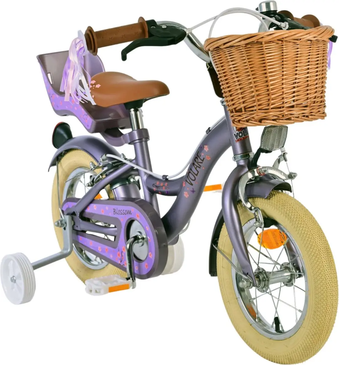 Volare Blossom Kinderfiets 12 inch - Paars
