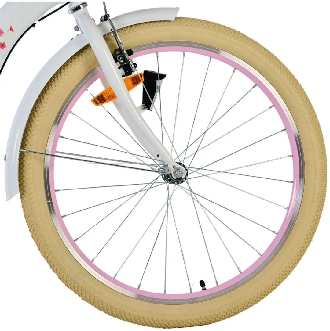 Volare Blossom Kinderfiets 24 inch - 3 Versnellingen - Wit