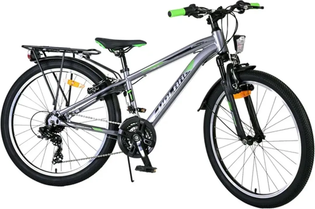 Volare Cross Kinderfiets 24 inch - 6 Versnellingen - Grijs/Zwart - afbeelding 6 van 6