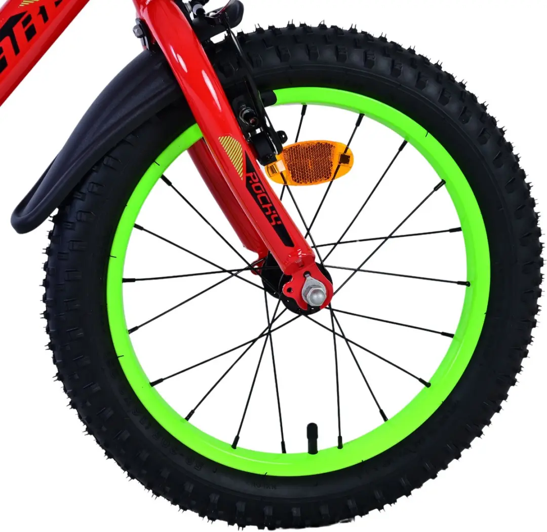 Volare Rocky Kinderfiets 16" - 1 Versnelling - Rood