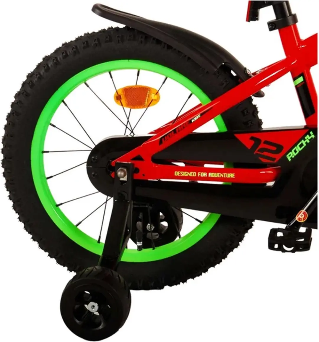 Volare Rocky Kinderfiets 16" - 1 Versnelling - Rood