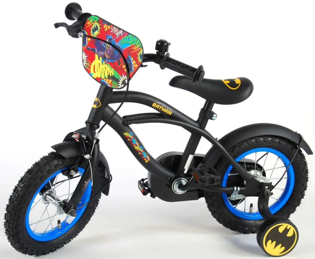 Volare Batman Kinderfiets 12 inch - Zwart - afbeelding 6 van 6