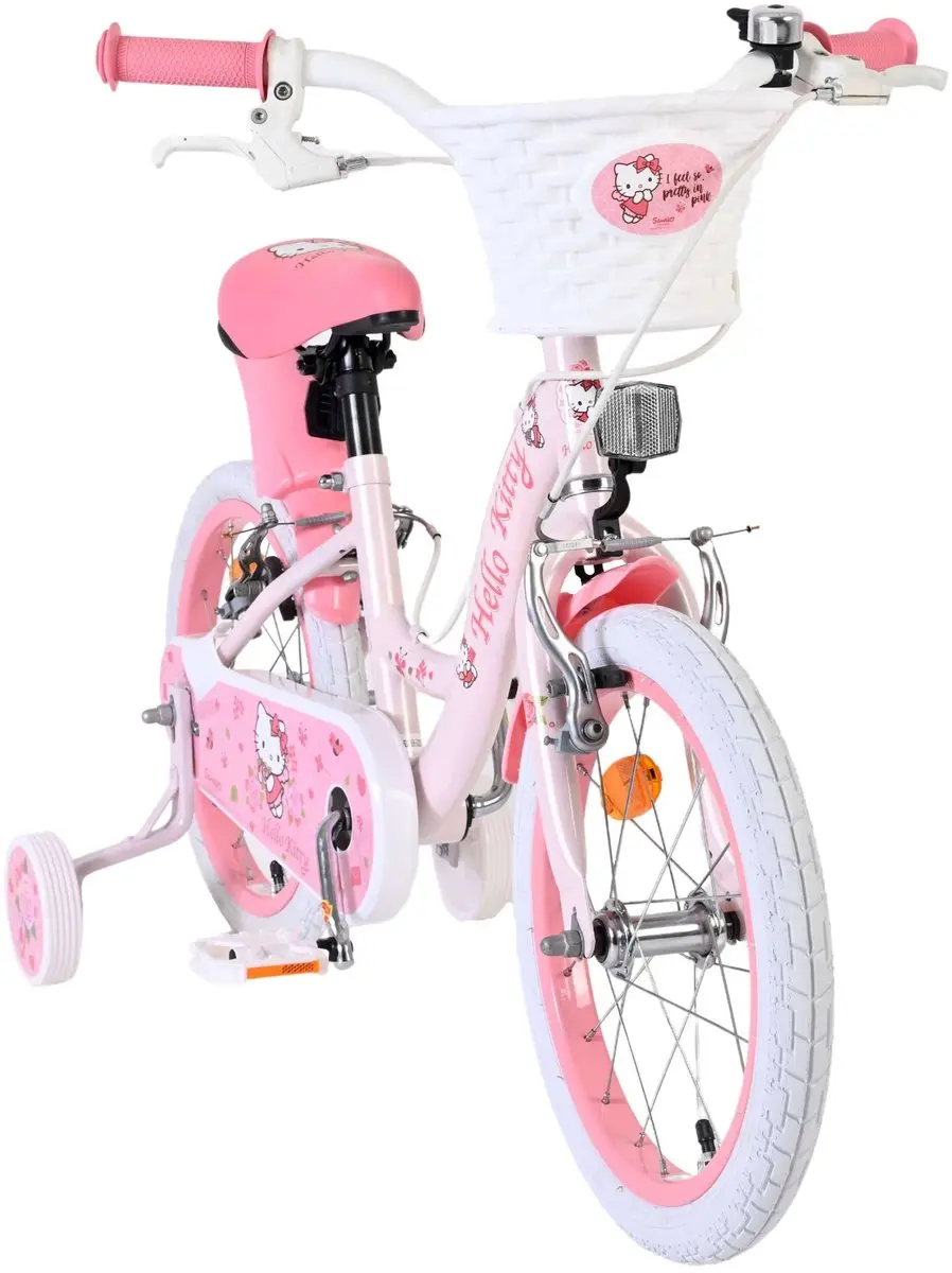 Volare Hello Kitty Kinderfiets 16 inch - Roze - 1 Versnelling