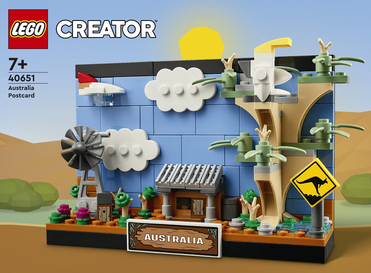 LEGO Ansichtkaart van AustraliÃ« - 40651