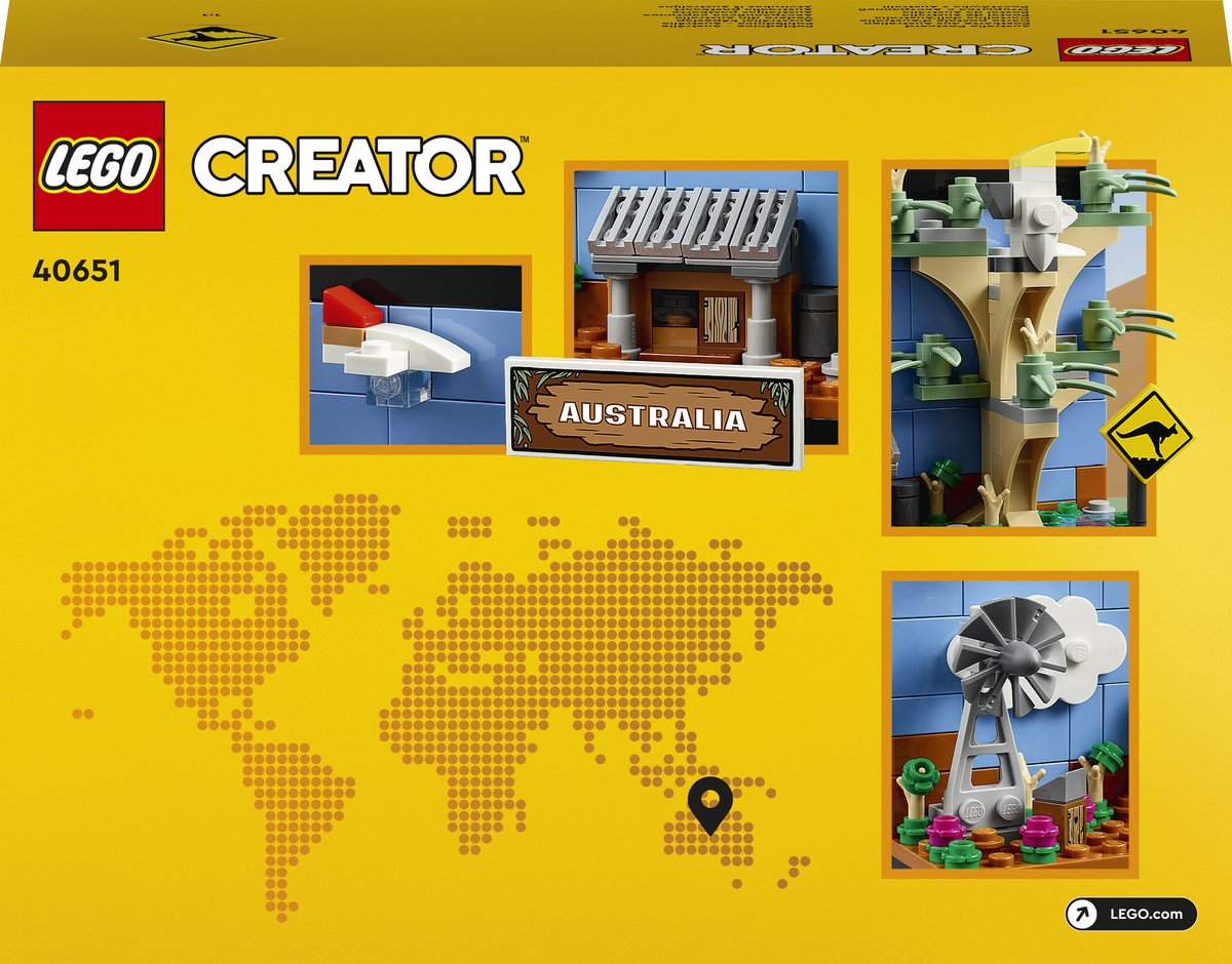 LEGO Ansichtkaart van AustraliÃ« - 40651