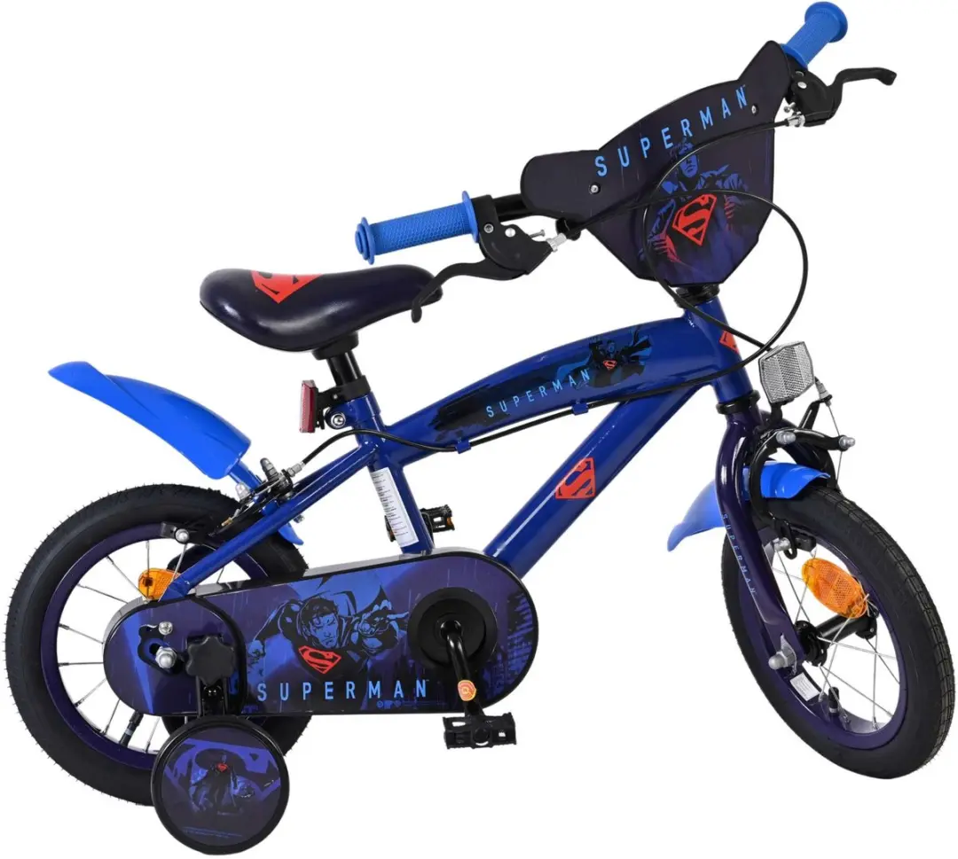 Volare Superman Kinderfiets 12 inch - Blauw - afbeelding 6 van 6