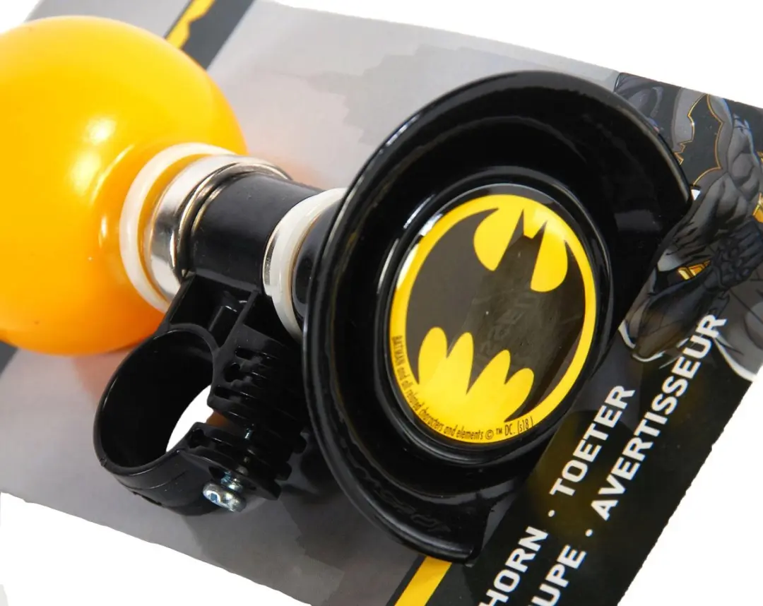 Volare Batman Fietstoeter - Zwart/Geel - afbeelding 6 van 6