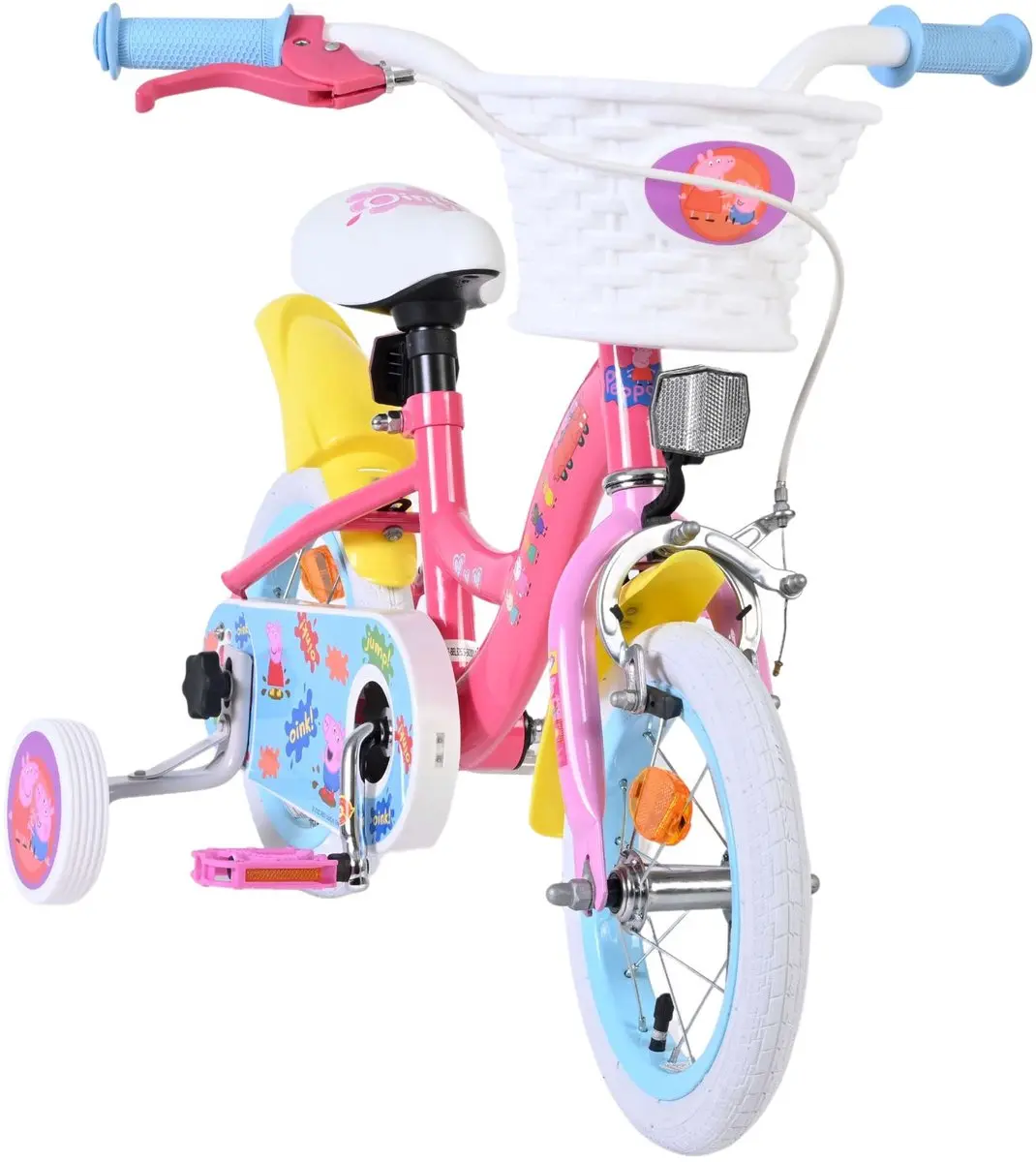 Volare Peppa Kinderfiets 12 inch - Roze