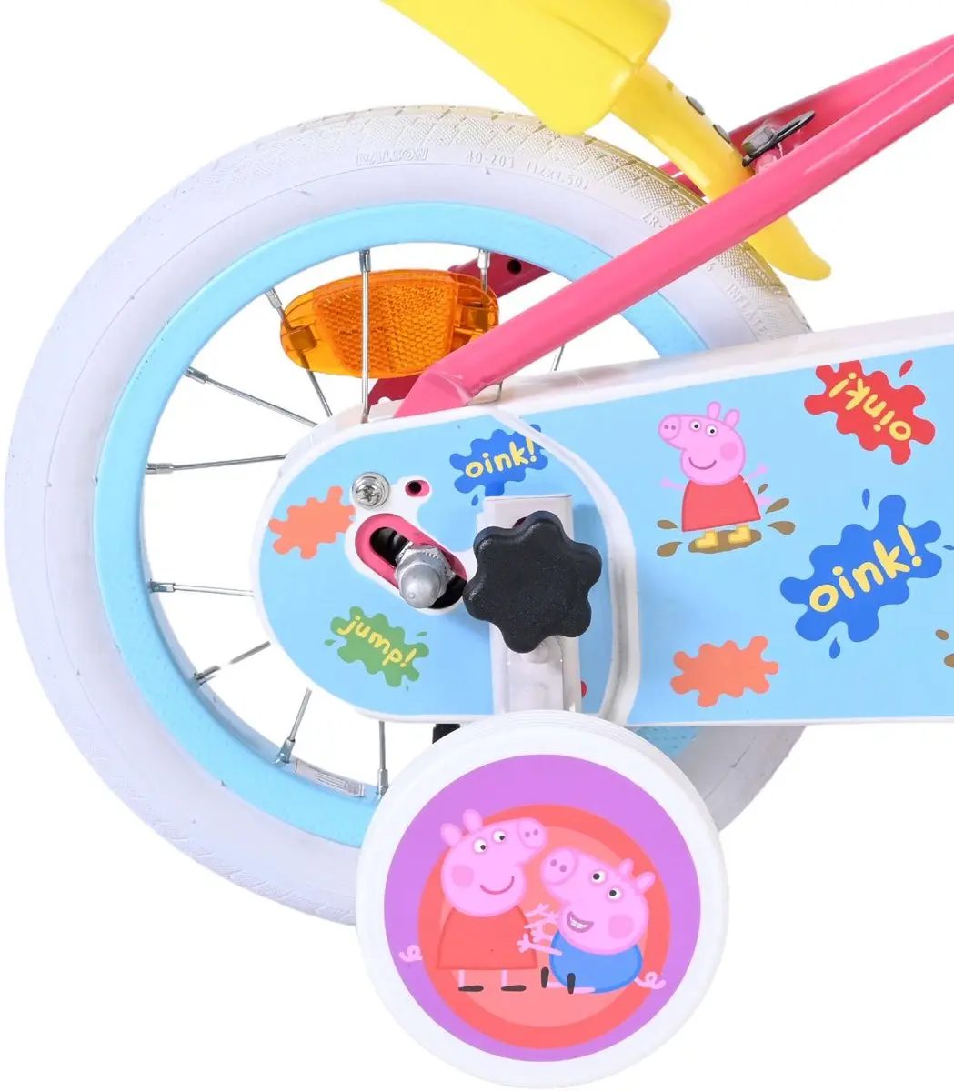 Volare Peppa Kinderfiets 12 inch - Roze