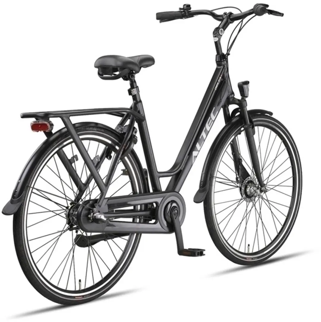 Altec Damesfiets Delta Plus 28" - 50cm - 3 Versnellingen - Matzwart