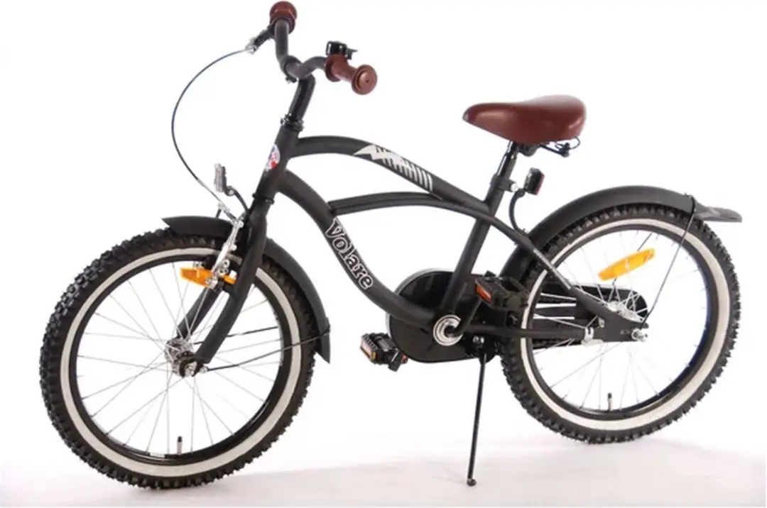 Volare Black Cruiser Kinderfiets 18 inch - Jongens - 95% afgemonteerd - afbeelding 6 van 6