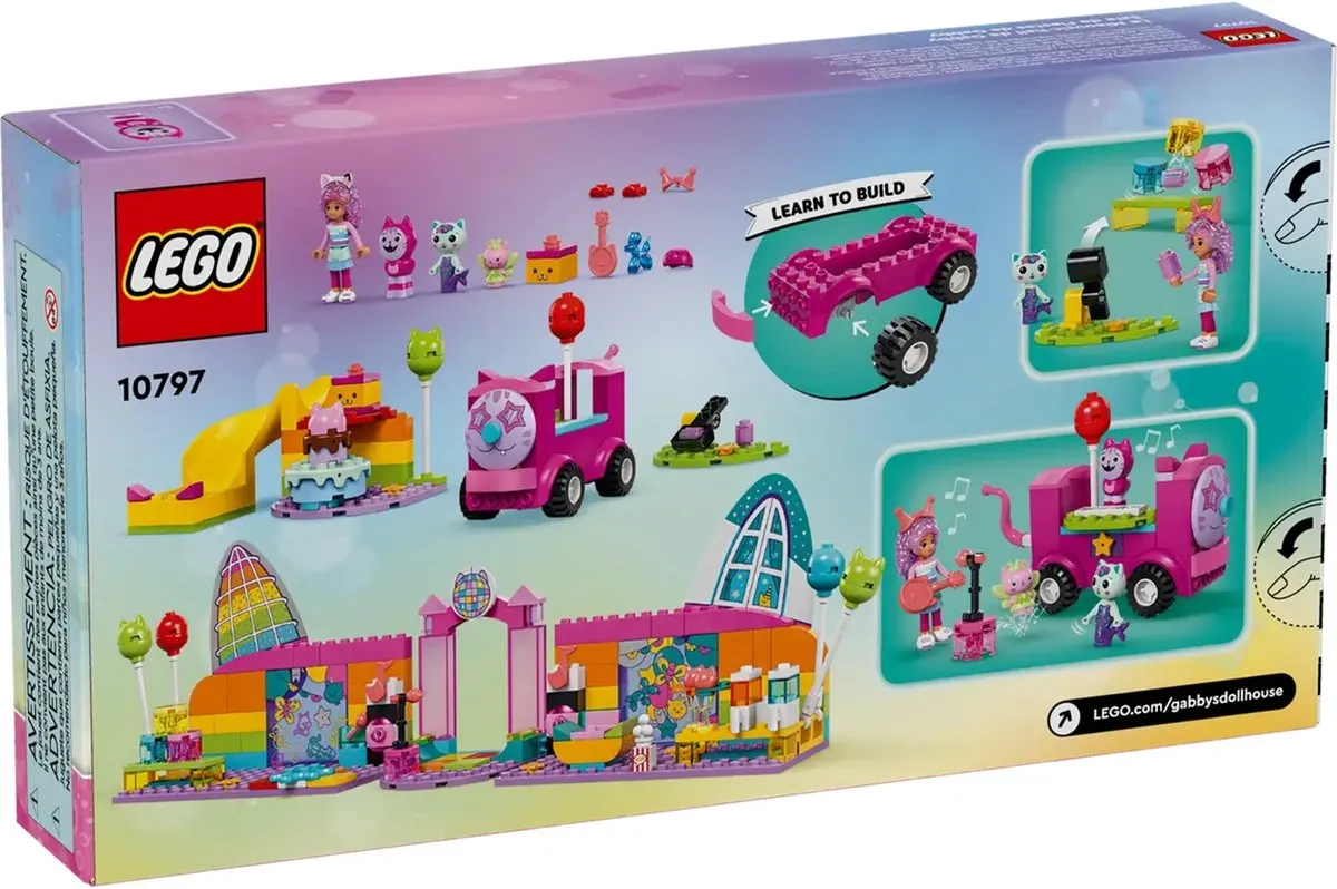LEGO Gabby's Feestkamer 10797 - 252 Stukken - Blauw