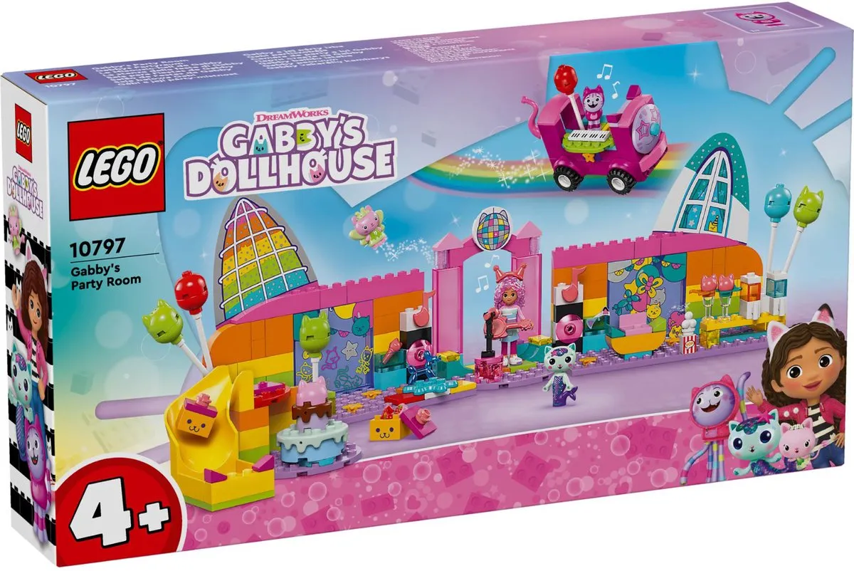 LEGO Gabby's Feestkamer 10797 - 252 Stukken - Blauw