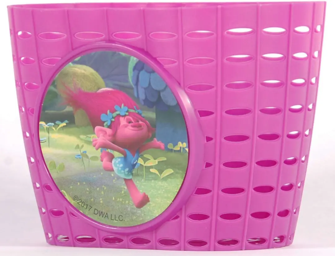 Volare Punky Plastic Fietsmandje - Roze