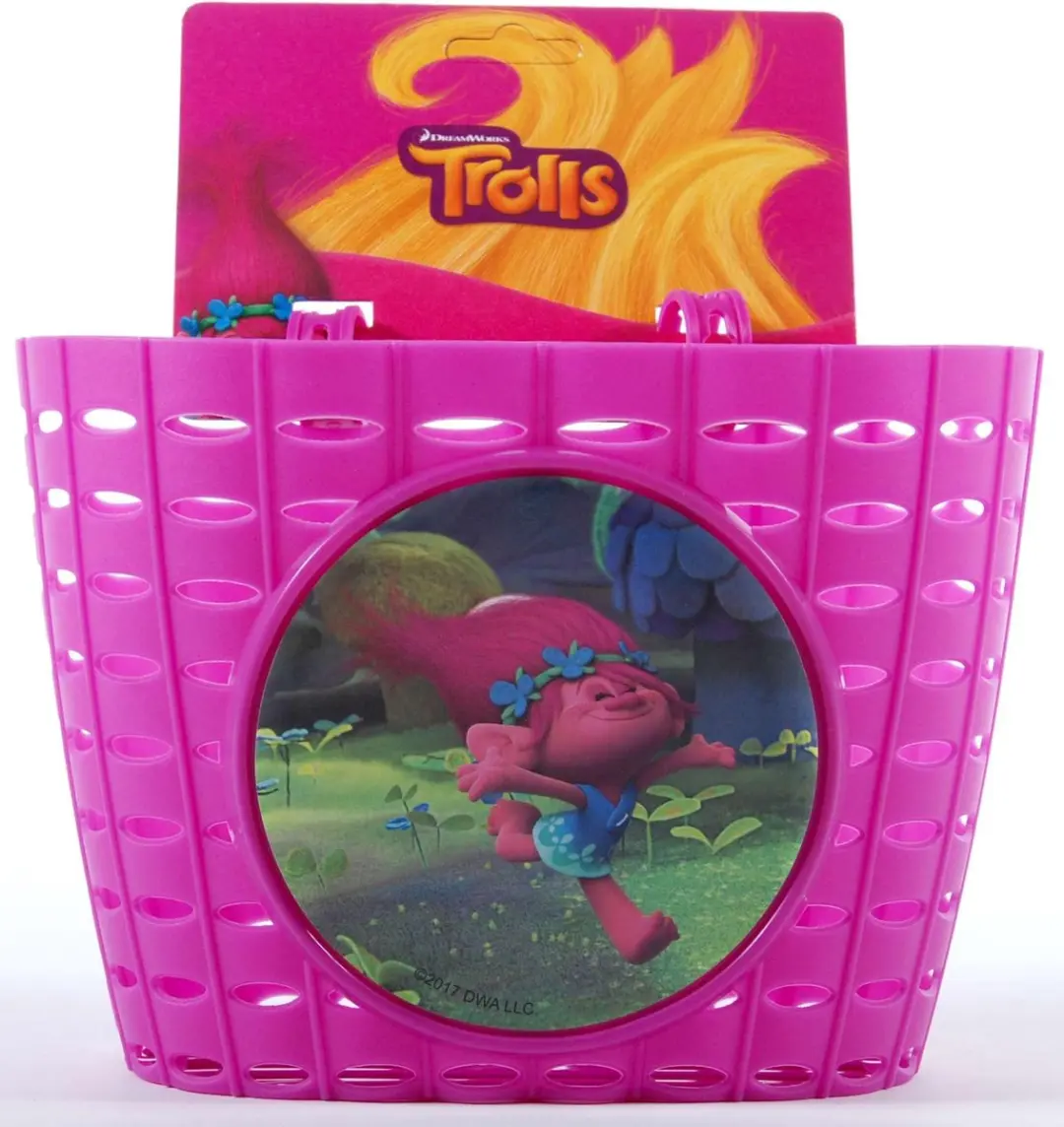 Volare Punky Plastic Fietsmandje - Roze