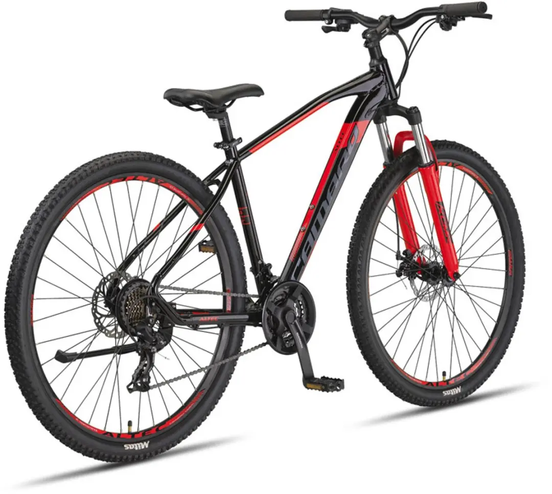 Altec Camaro Hardtail Mountainbike 21V 27.5" - 45cm - Zwart/Rood