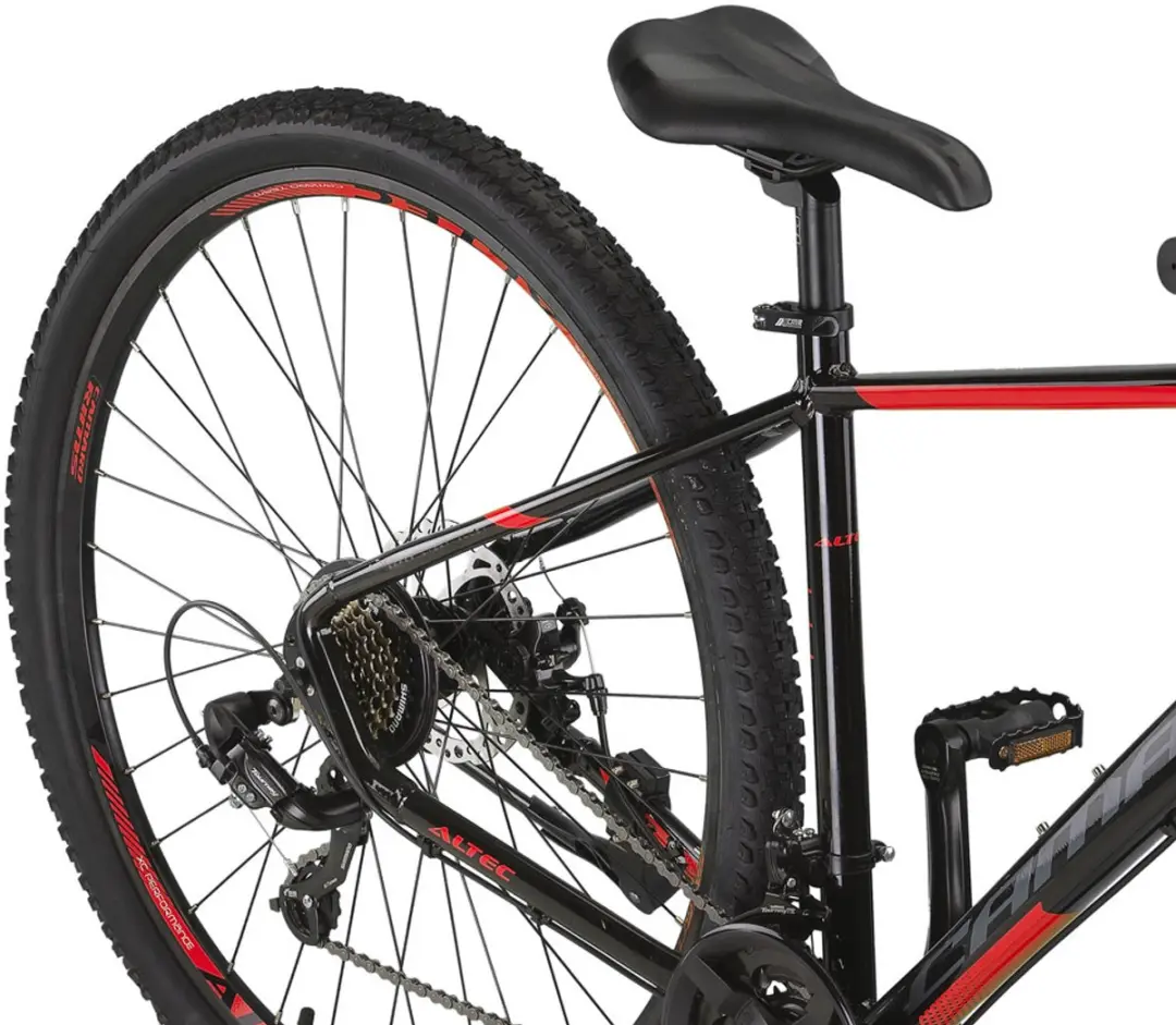 Altec Camaro Hardtail Mountainbike 21V 27.5" - 45cm - Zwart/Rood