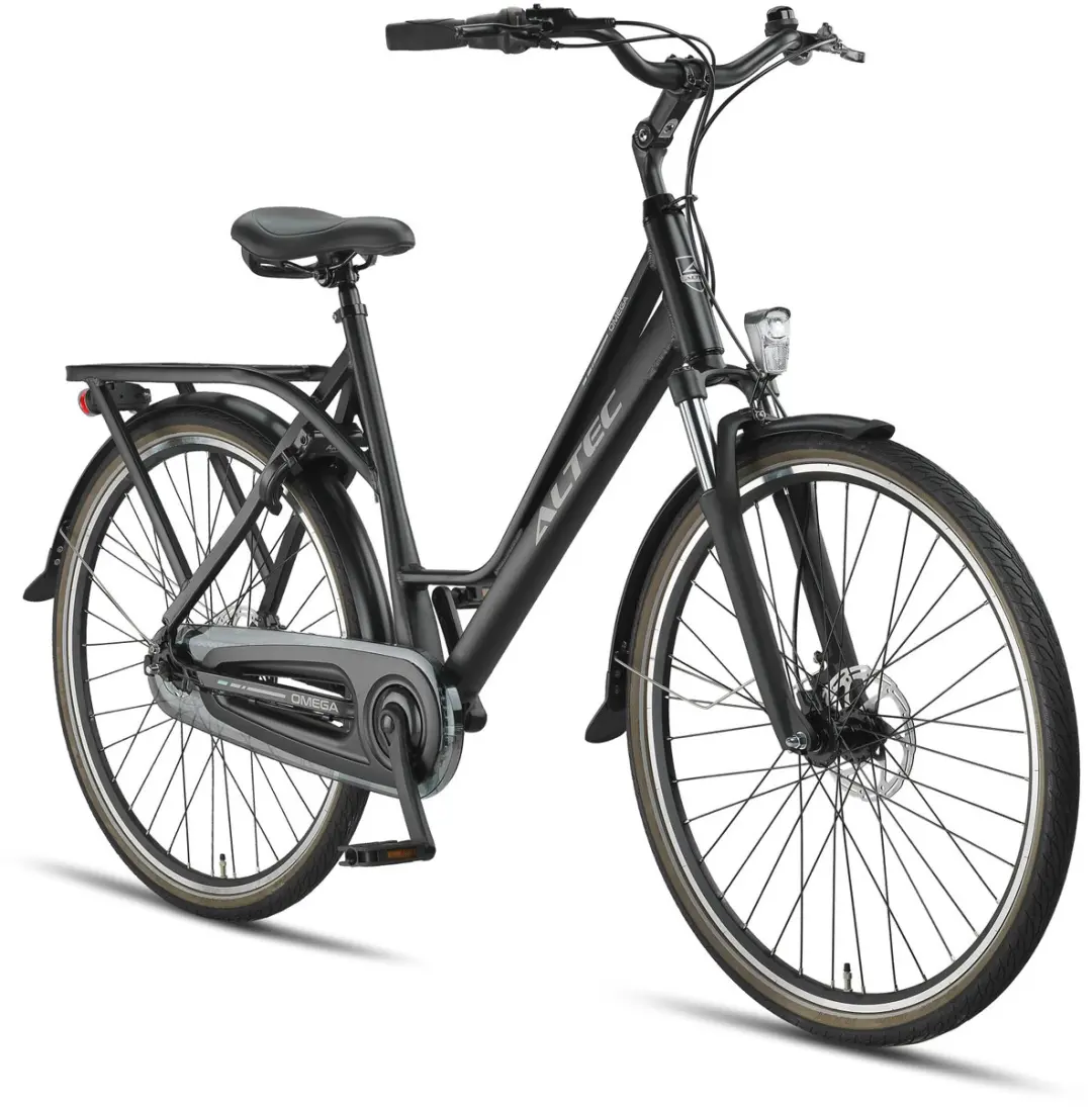 Altec Omega Damesfiets 28" 50cm - 7 Versnellingen - Matzwart