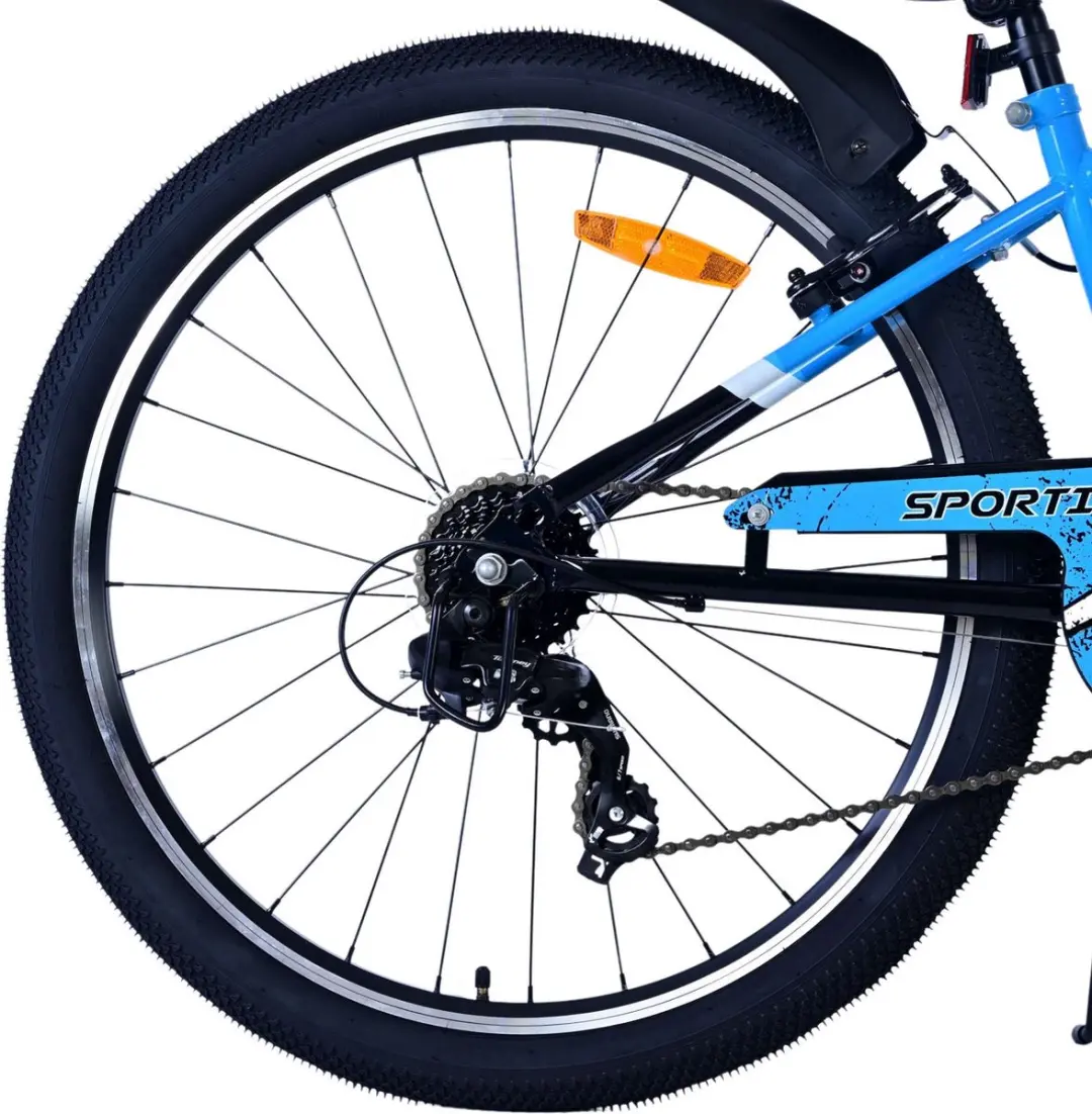 Volare Sportivo Kinderfiets 26 inch - 7 Versnellingen - Blauw - afbeelding 6 van 6