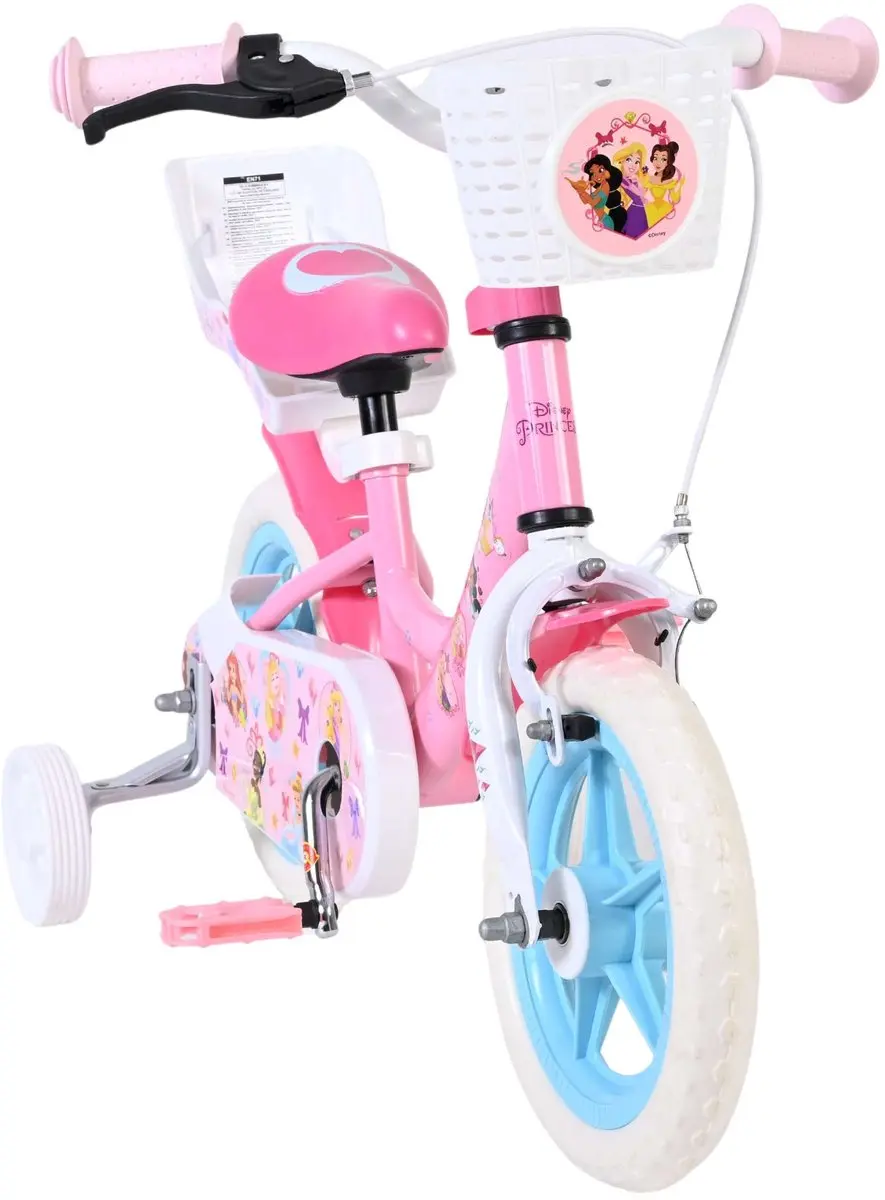Volare Disney Princess Kinderfiets 12 inch - Roze