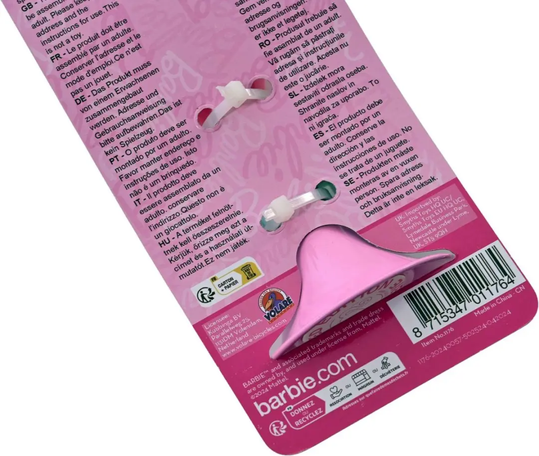 Volare Barbie Toeter - Roze - afbeelding 6 van 6