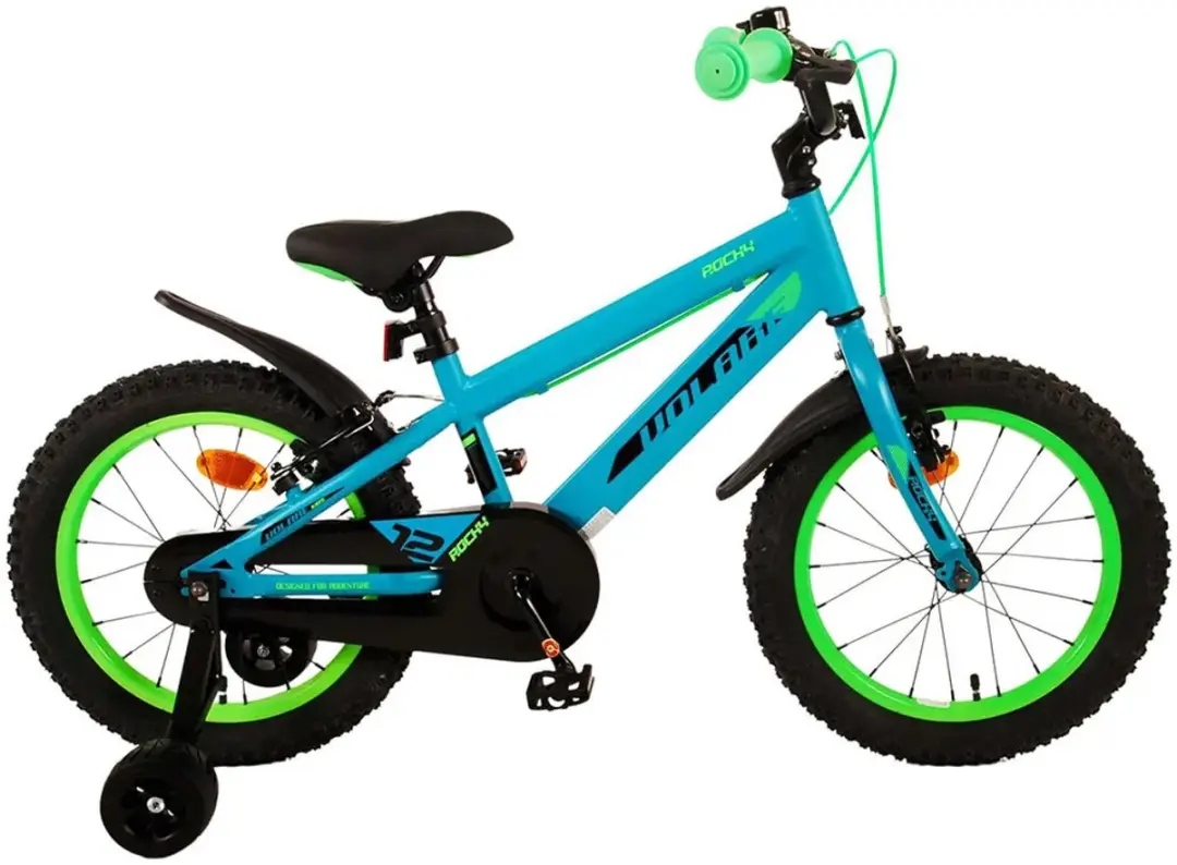 Volare Rocky Kinderfiets 16" - 1 Versnelling - Groen