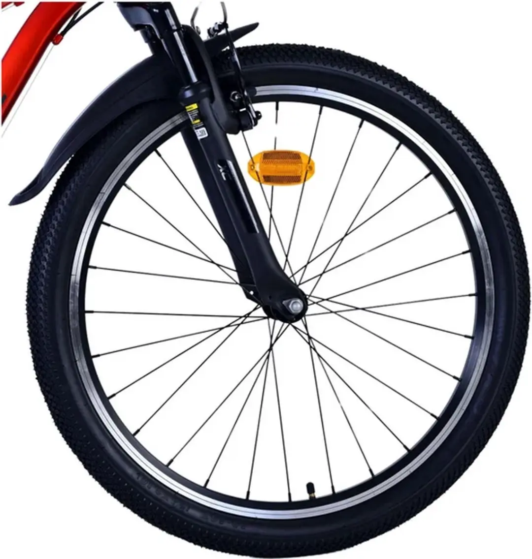 Volare XC Race Kinderfiets 24 inch - 21 Versnellingen - Rood/Grijs